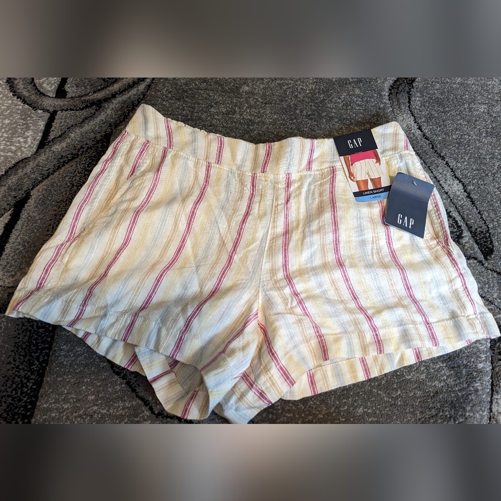 Gap linen shorts Women's size Large new with tags